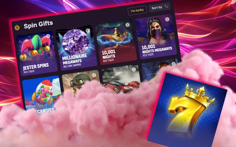 Try games from the spin gifts section on the official Batery Casino website.